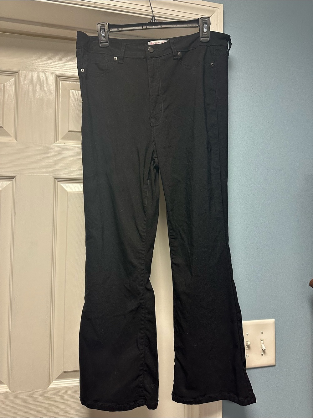 Black Flare Jeans - Women’s Wide Leg